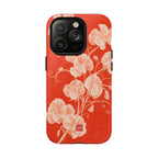 Red Flora MagSafe iPhone Case