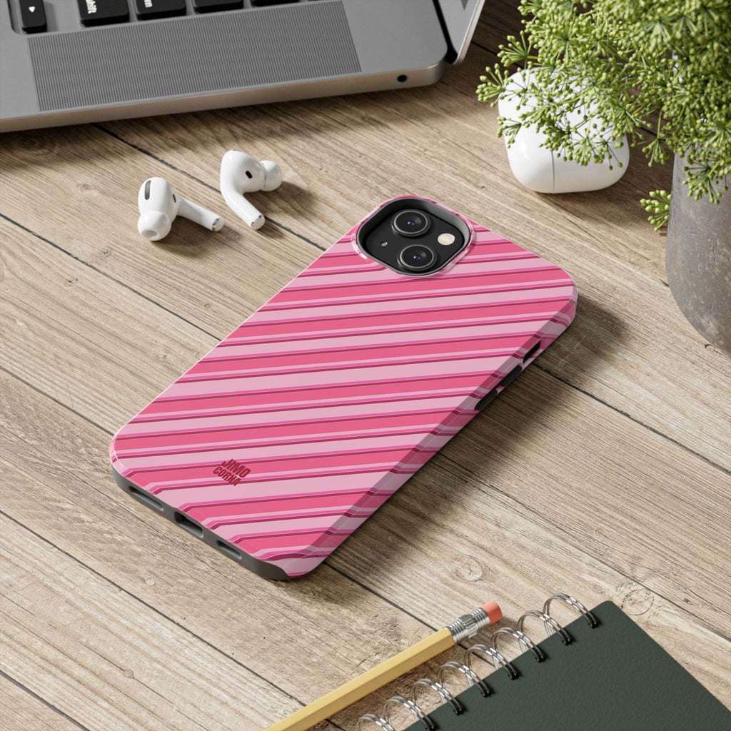 Angelina Stripes | Hot Pink - iPhone Case