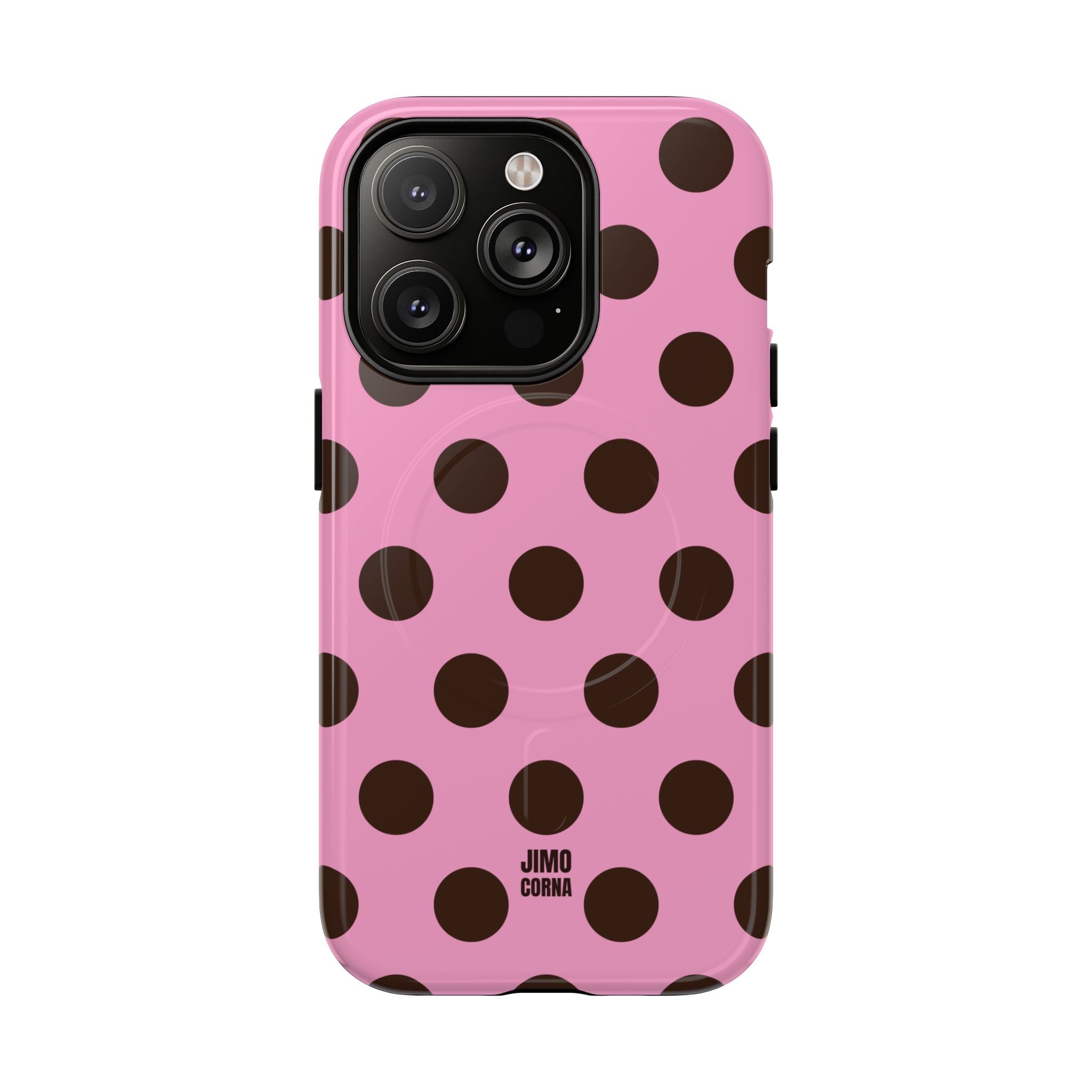Big Polka Dot | Pink and Black