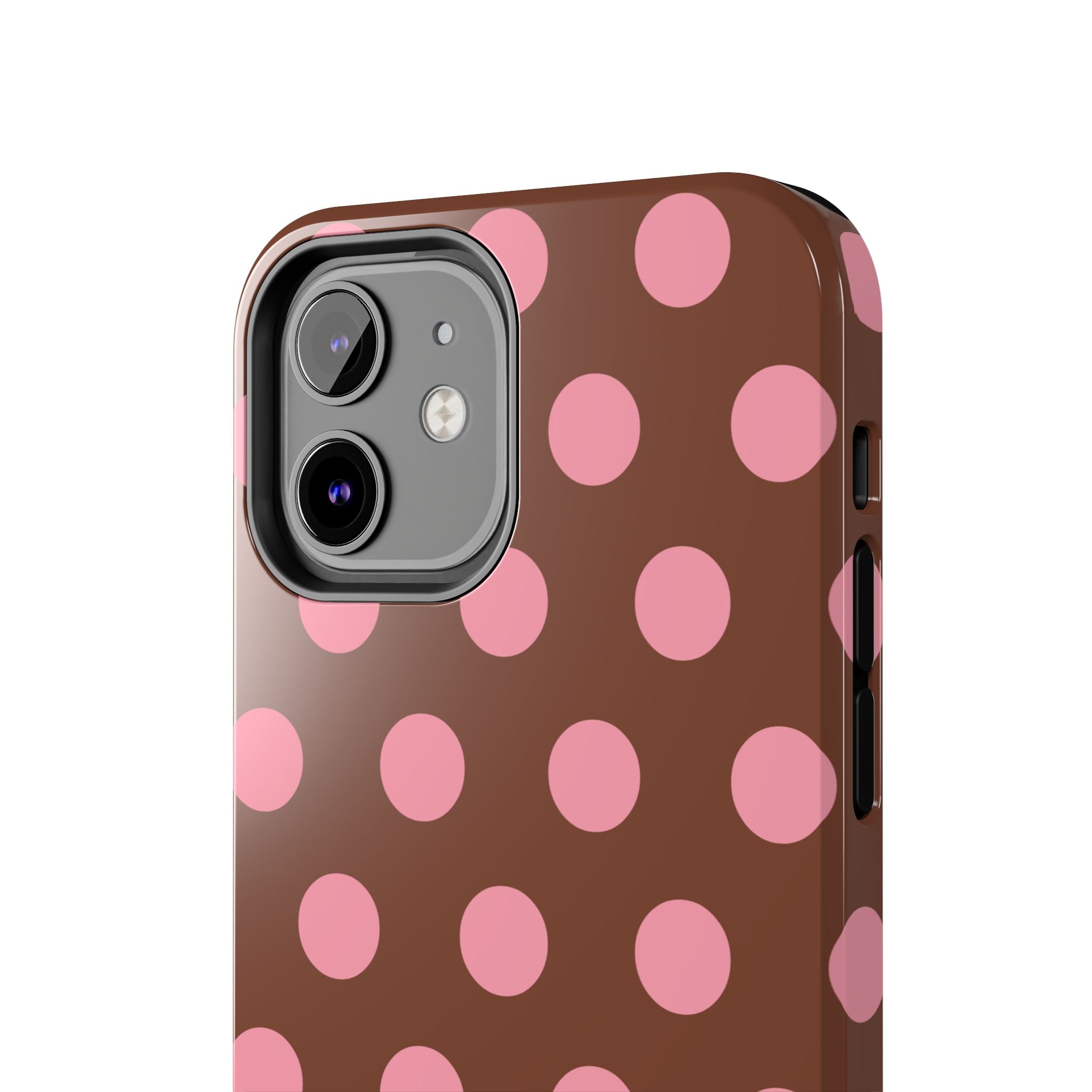 Big Polka Dot | Brown and Pink