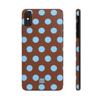 Big Polka Dot | Brown and Blue