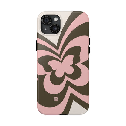 Pink Retro Butterfly