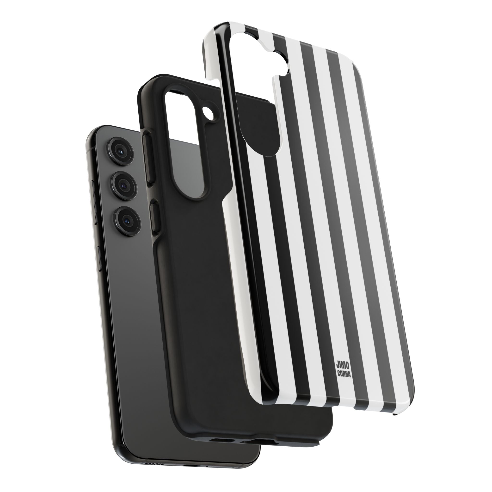 Bold Stripes Samsung Galaxy Case | Black and White