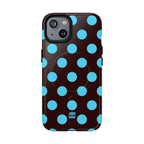 Big Polka Dot | Brown and Blue