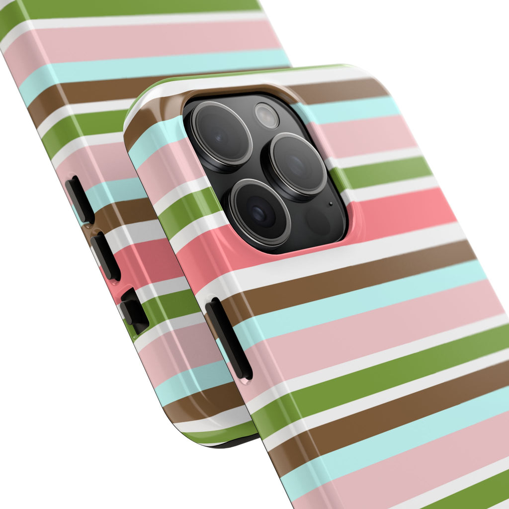 Sweet Candy Stripes iPhone Case