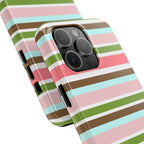 Sweet Candy Stripes iPhone Case