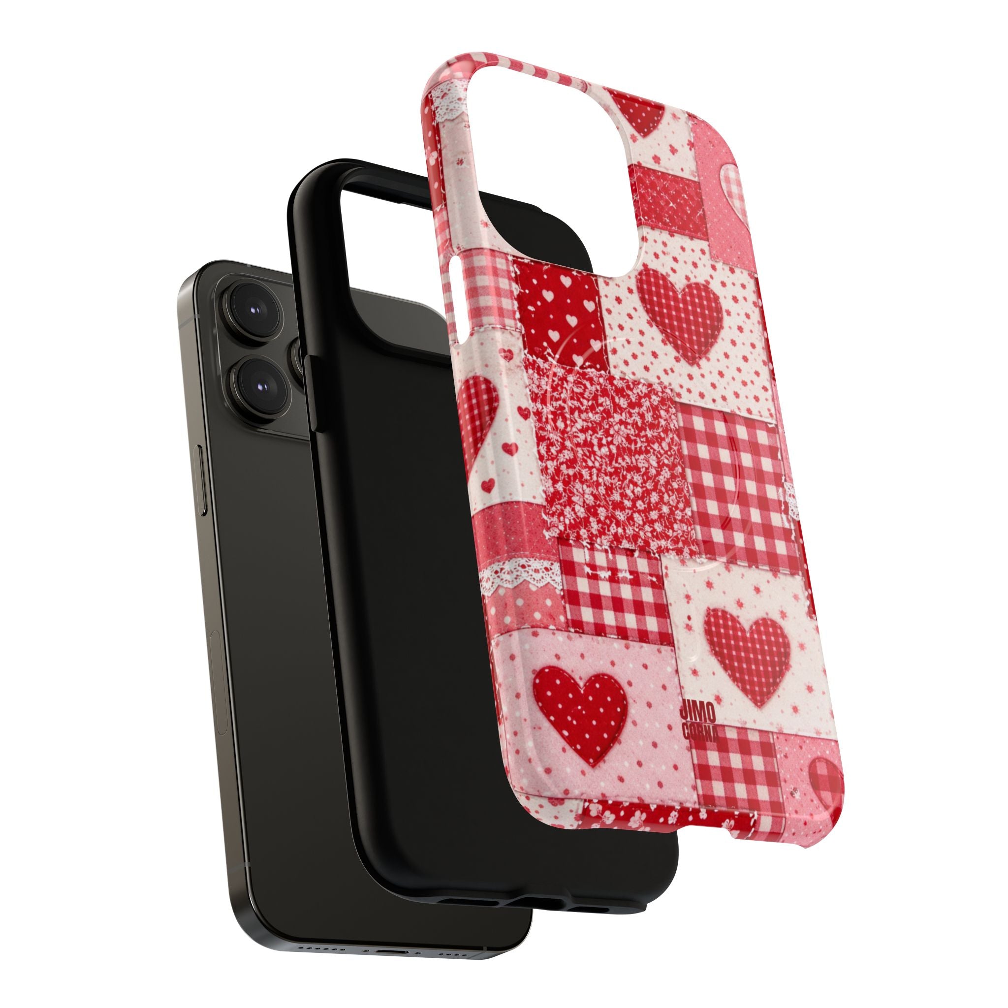 Patchwork Heart MagSafe iPhone Case