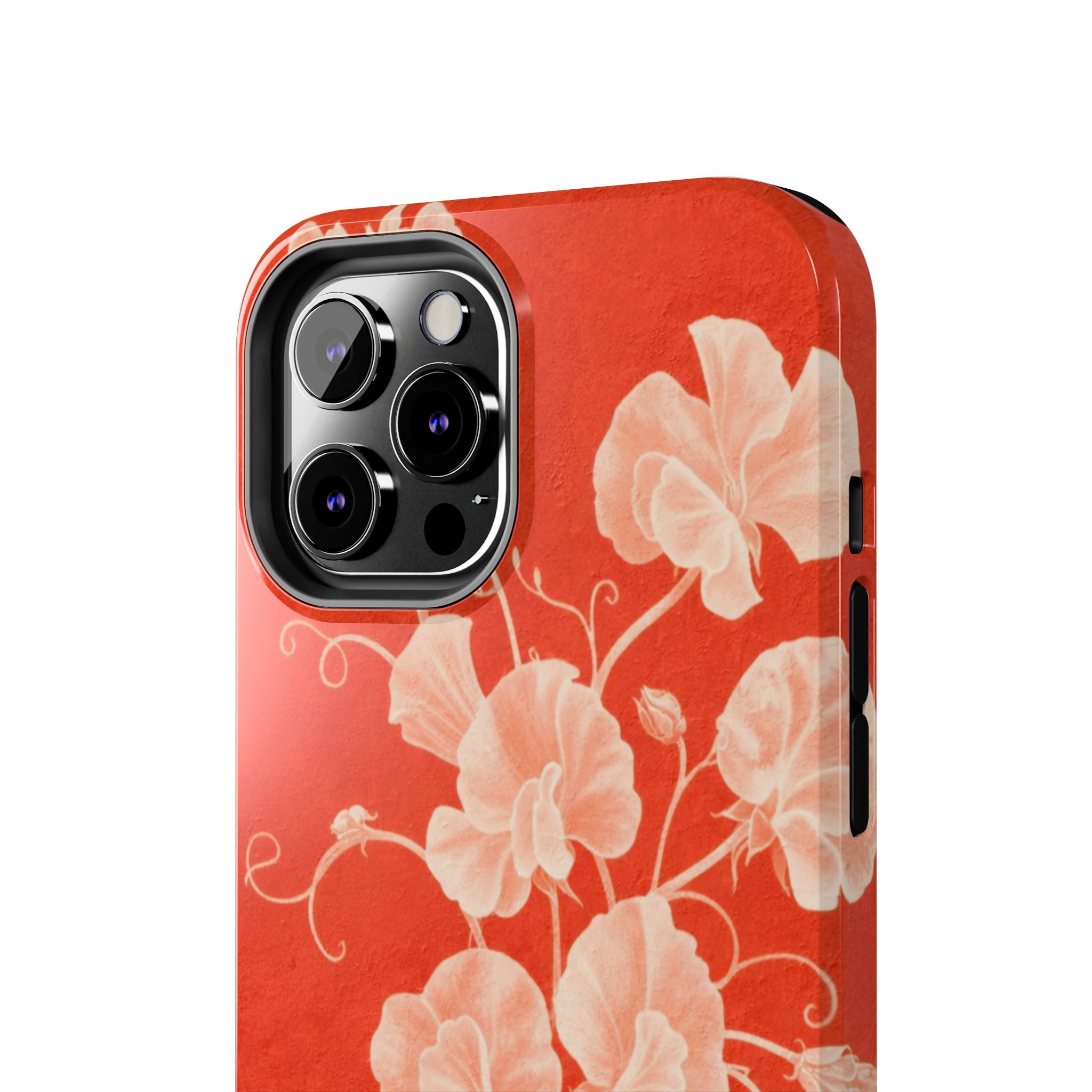 Red Flora iPhone Case