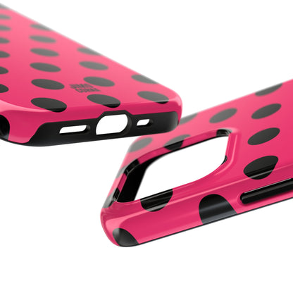 Big Polka Dot | Hot Pink and Black