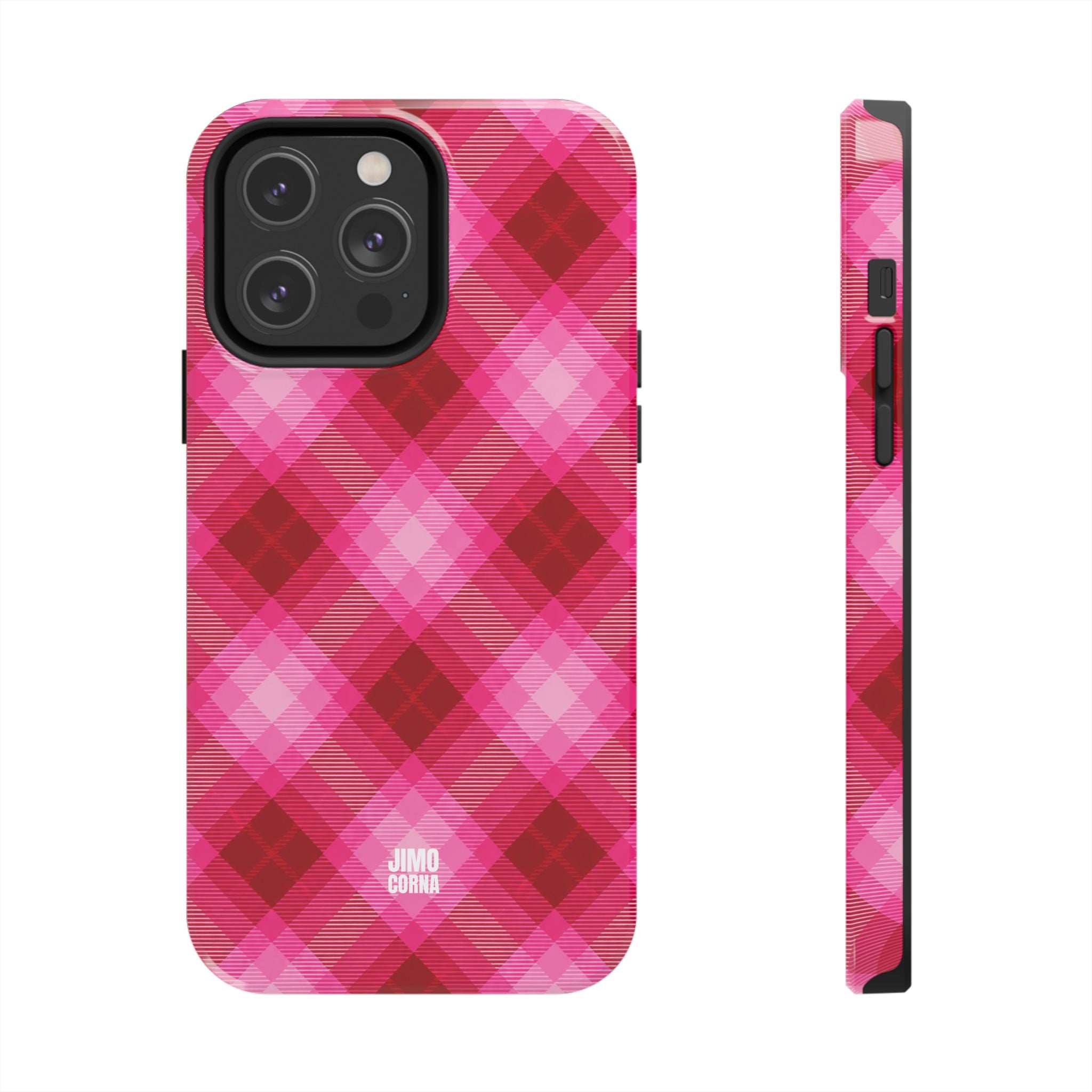 Pink Picnic Plaid iPhone Case