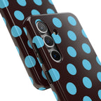 Big Polka Dot | Brown and Blue