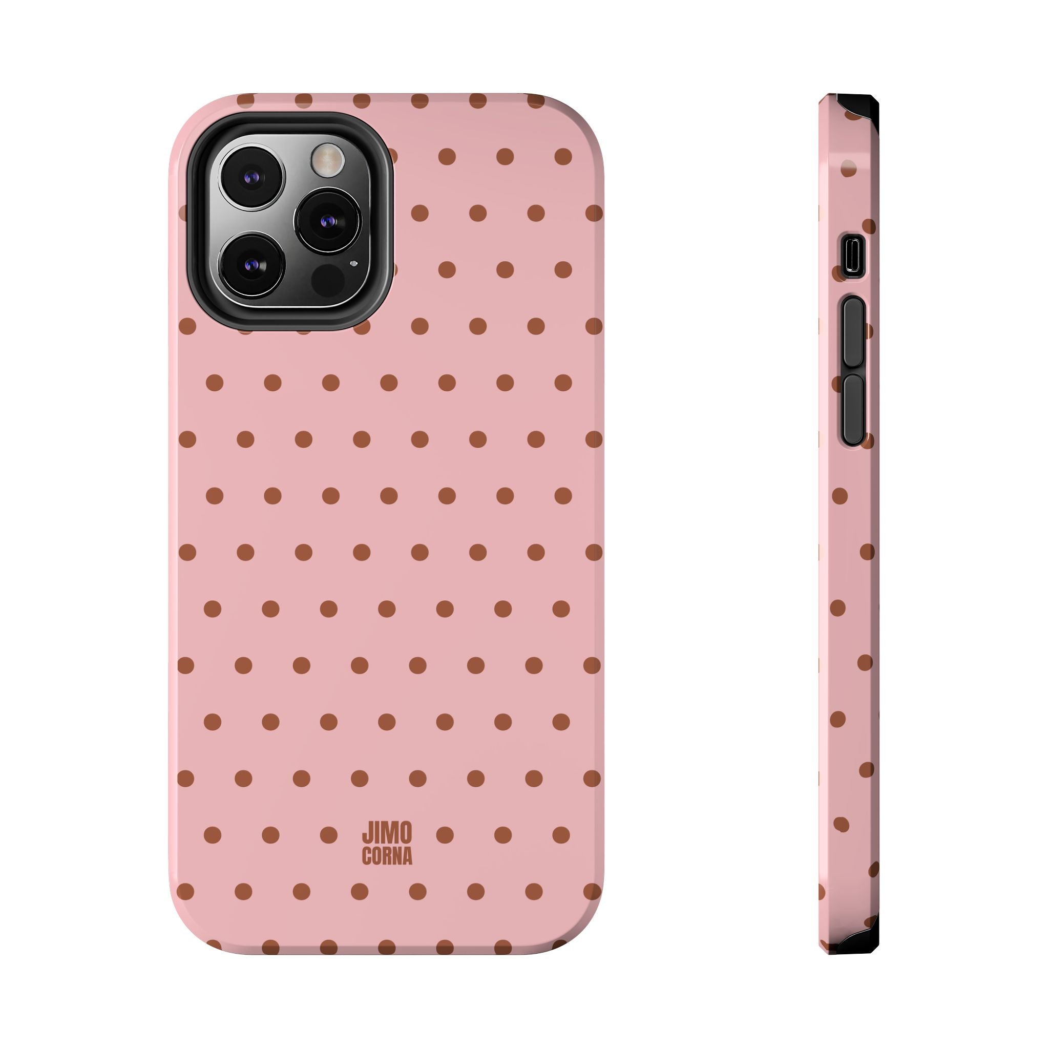 Polka Dot | Pink and Brown