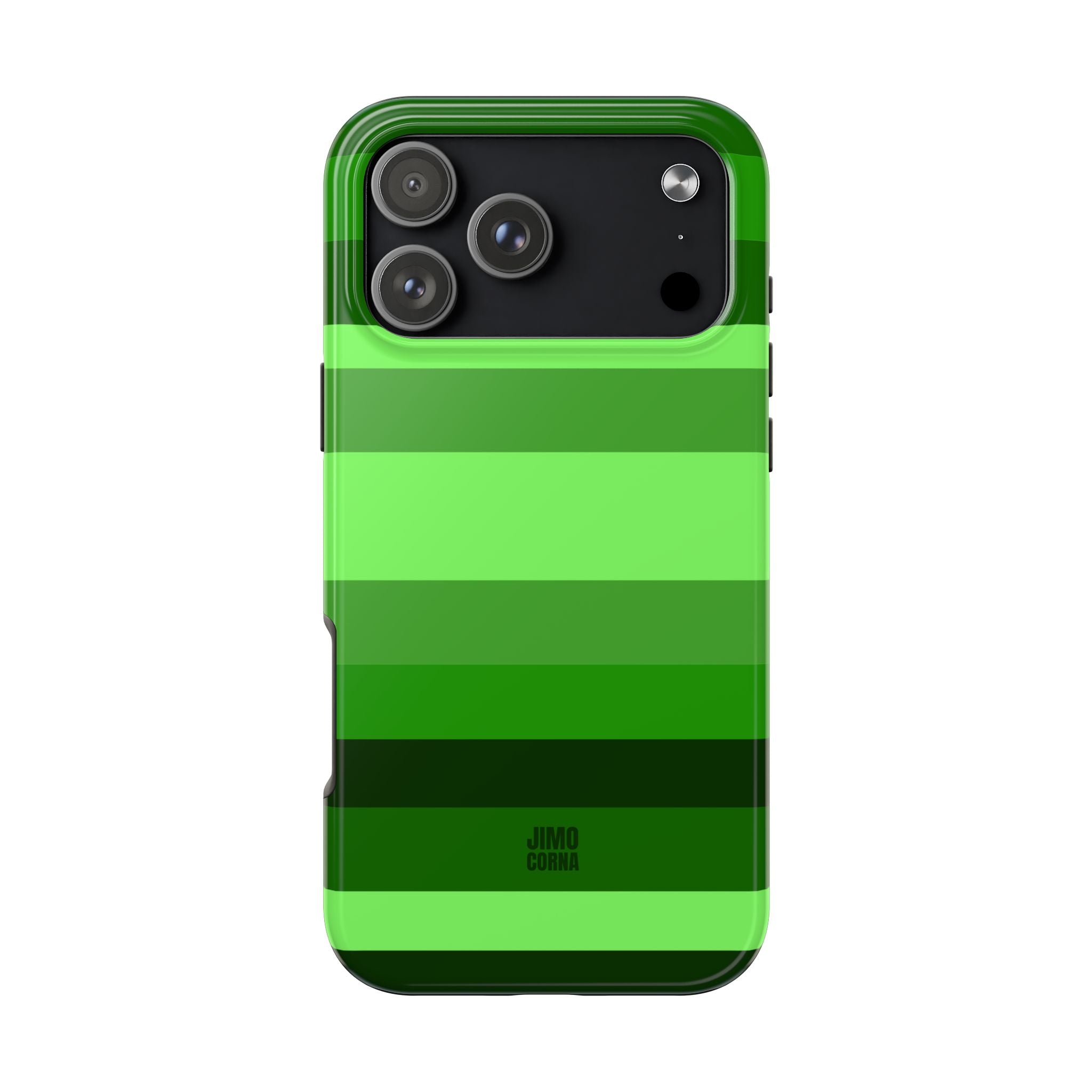 Matcha Stripe iPhone Case