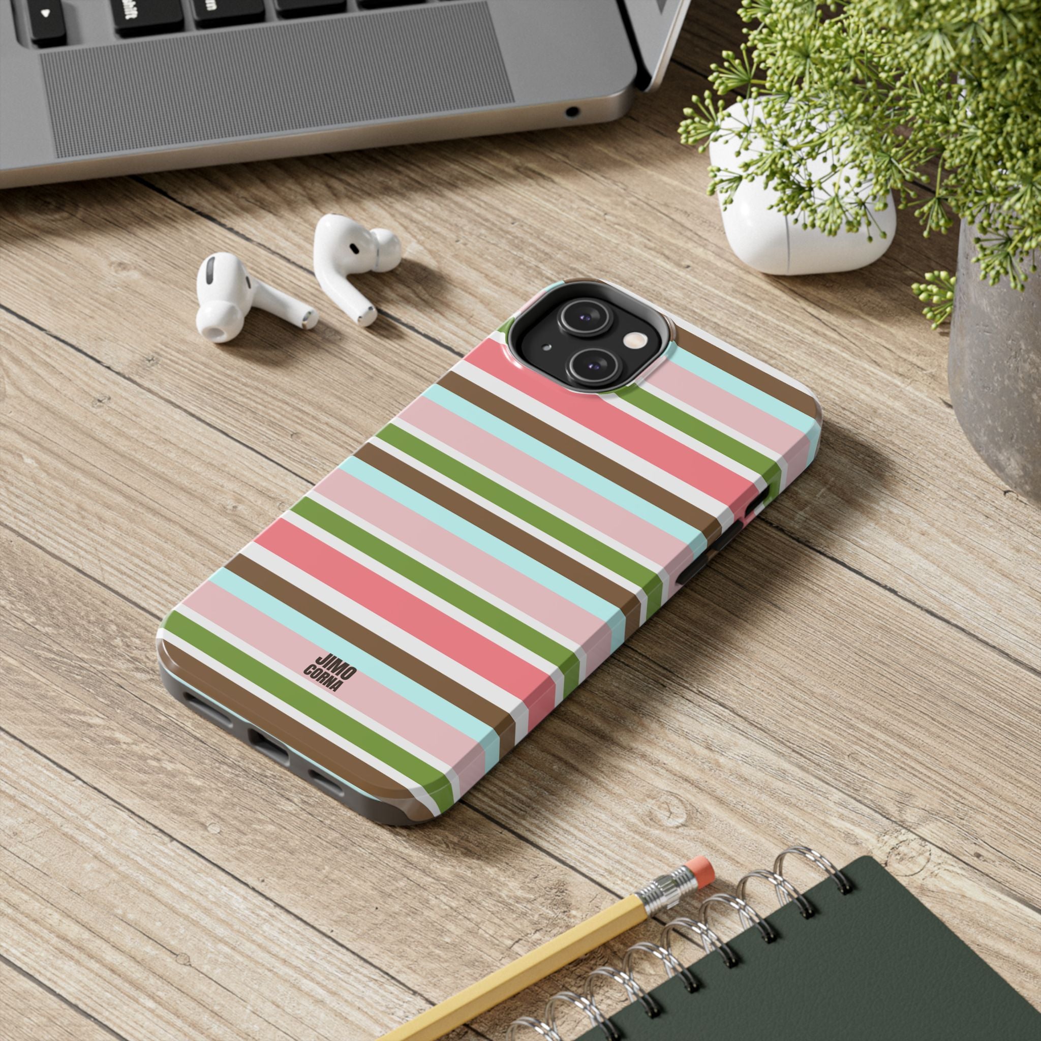 Sweet Candy Stripes iPhone Case