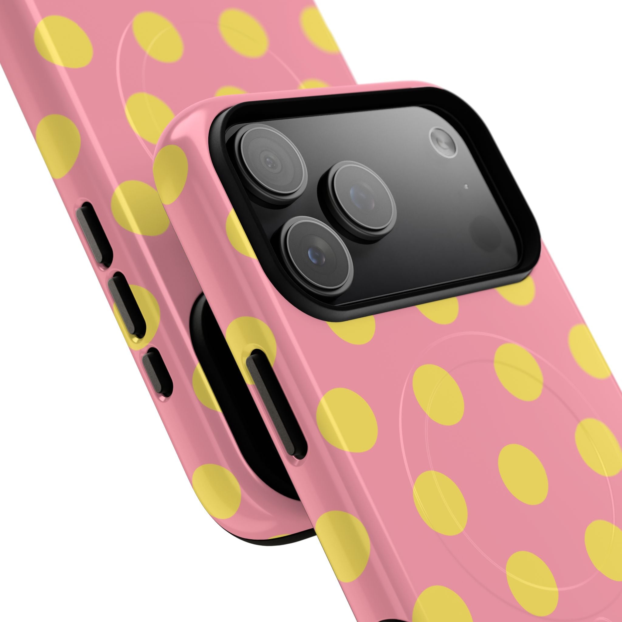 Big Polka Dot | Pink and Yellow