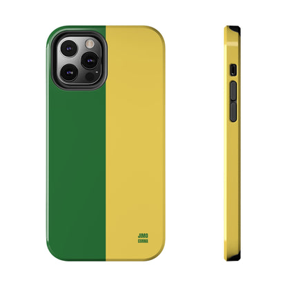 Green and Yellow Color Block