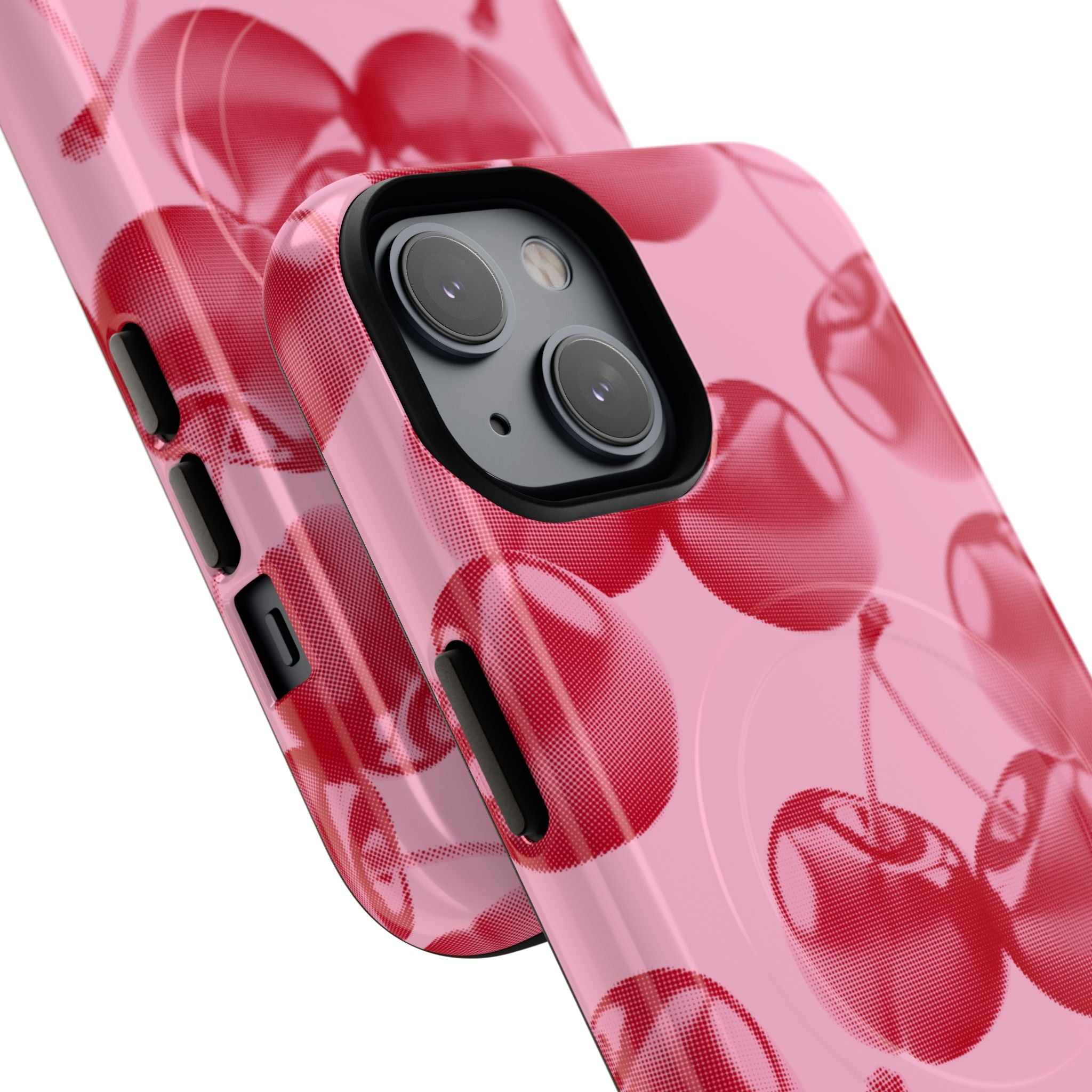 Pink Retro Cherries
