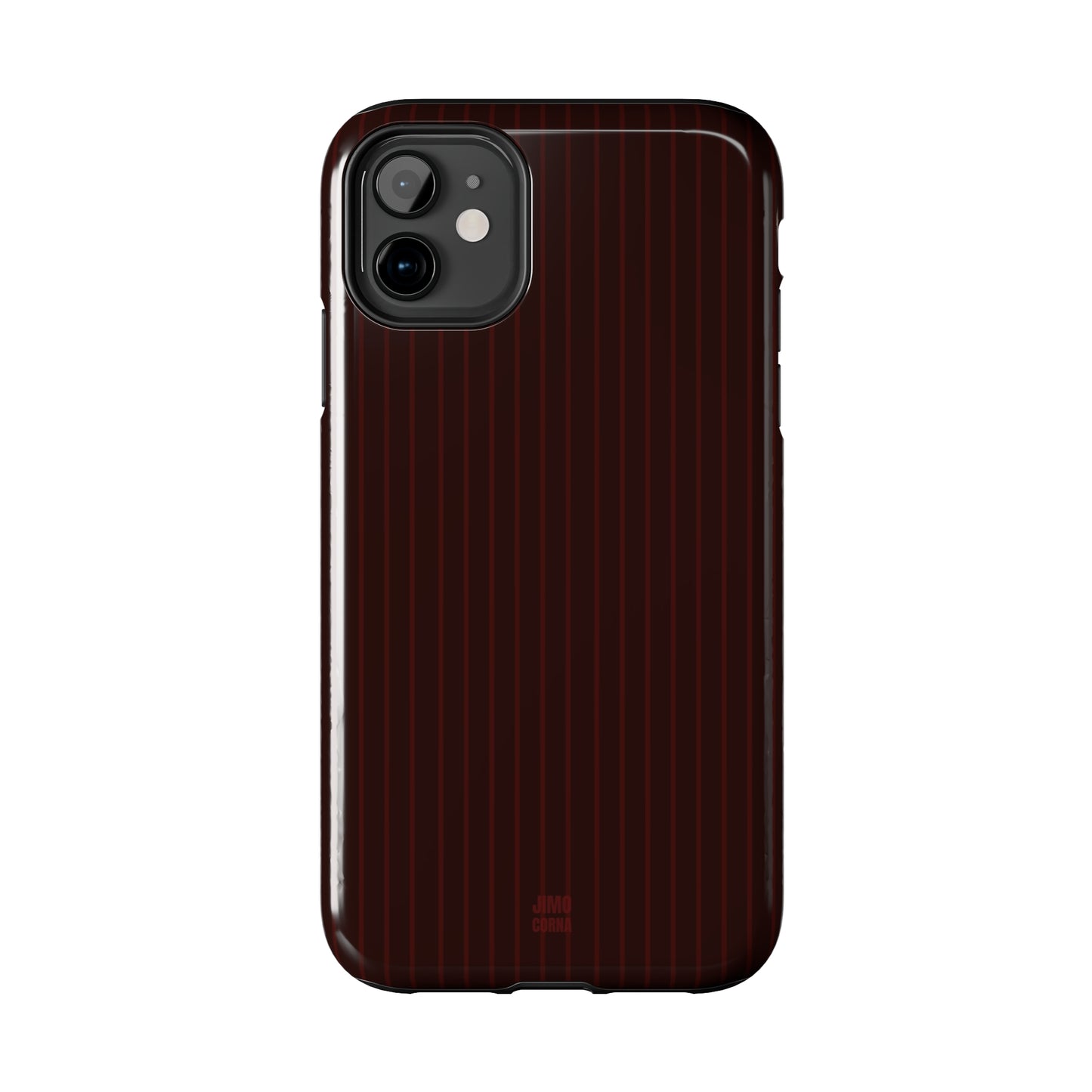 Dark Cherry Red Soft Striped