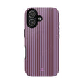 Plum Berry Soft Stripes