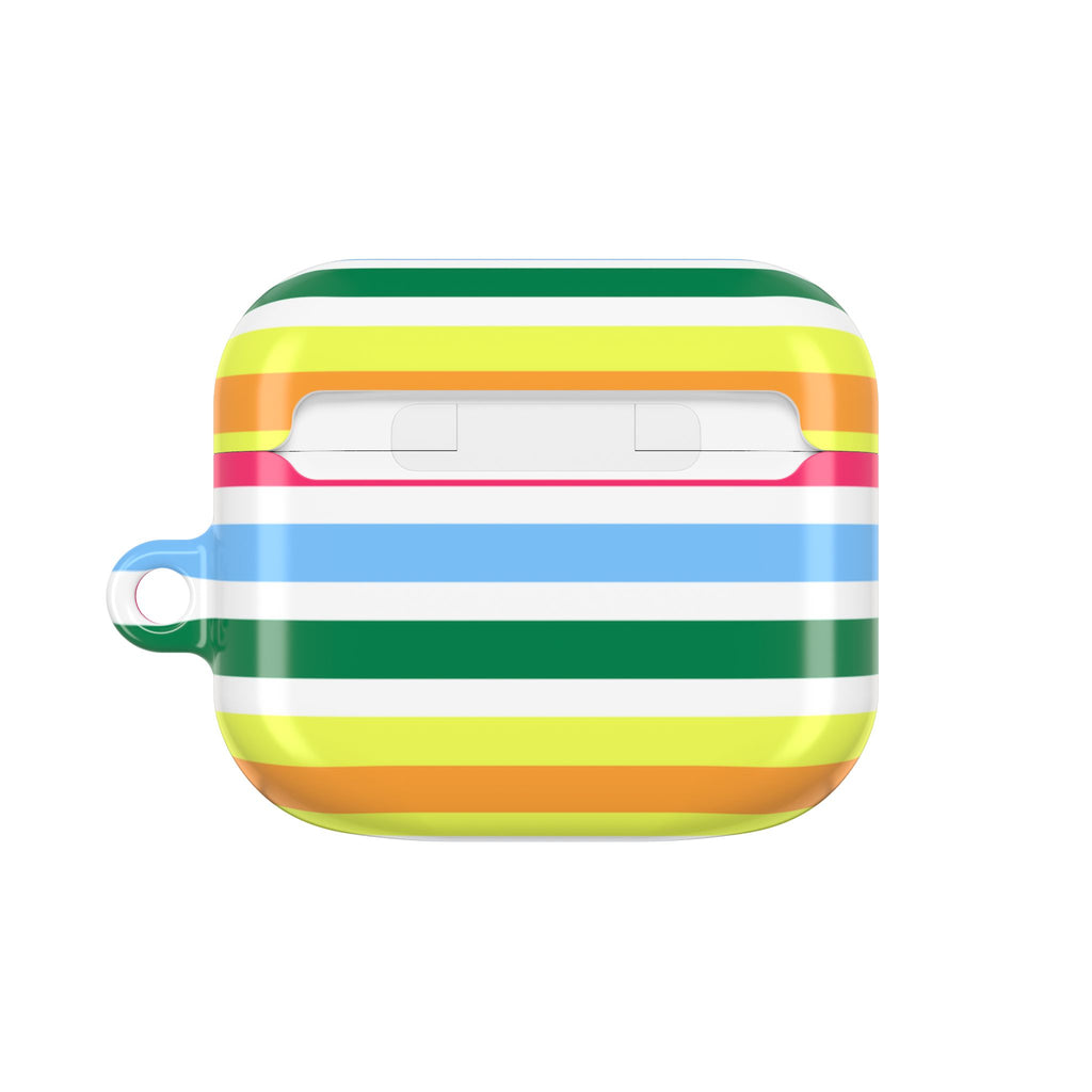 Rainbow Sorbet Stripe AirPods Case