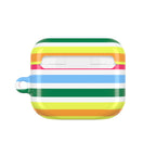 Rainbow Sorbet Stripe AirPods Case