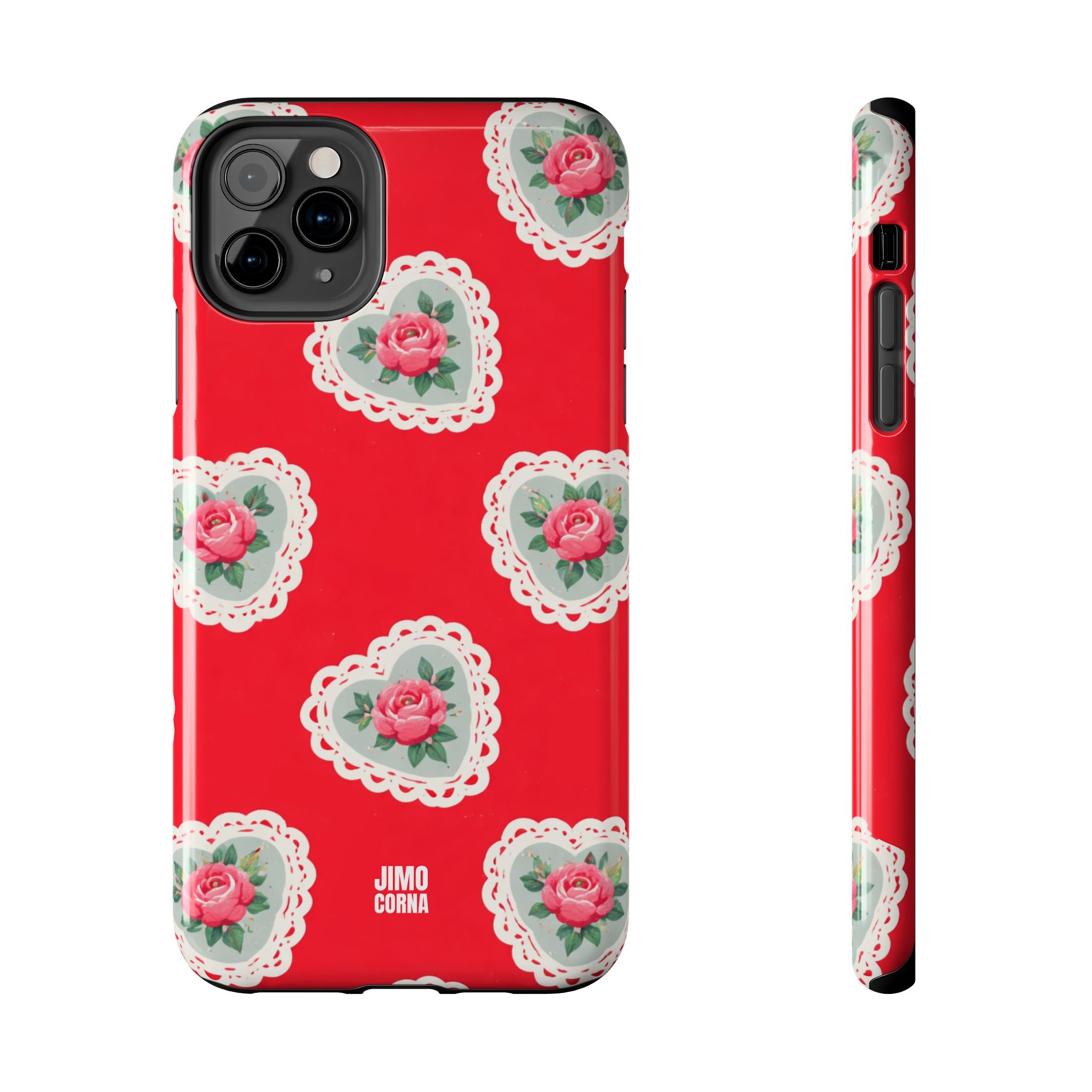 Rosy Lace iPhone Case
