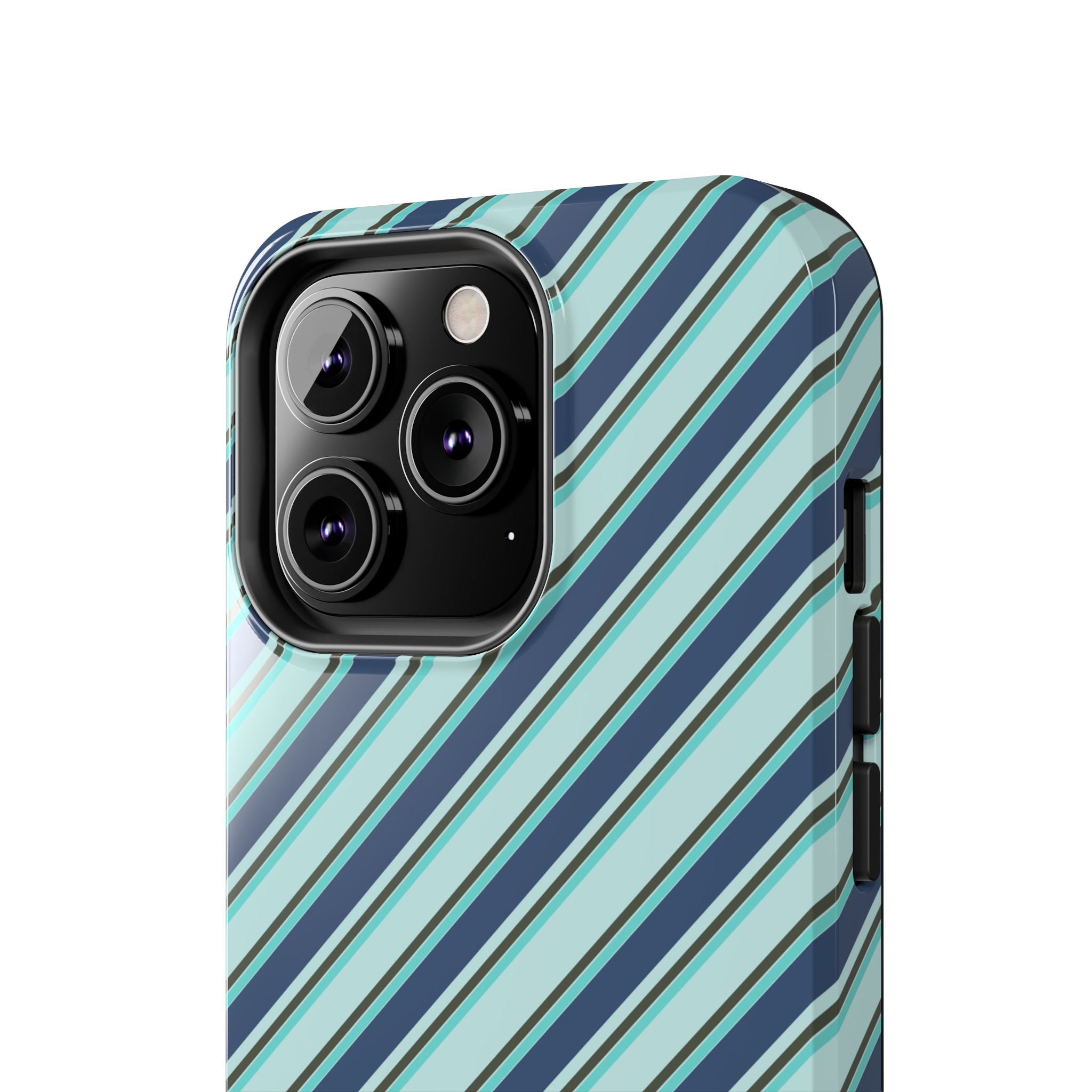 Angelina Stripes | Blue - iPhone Case