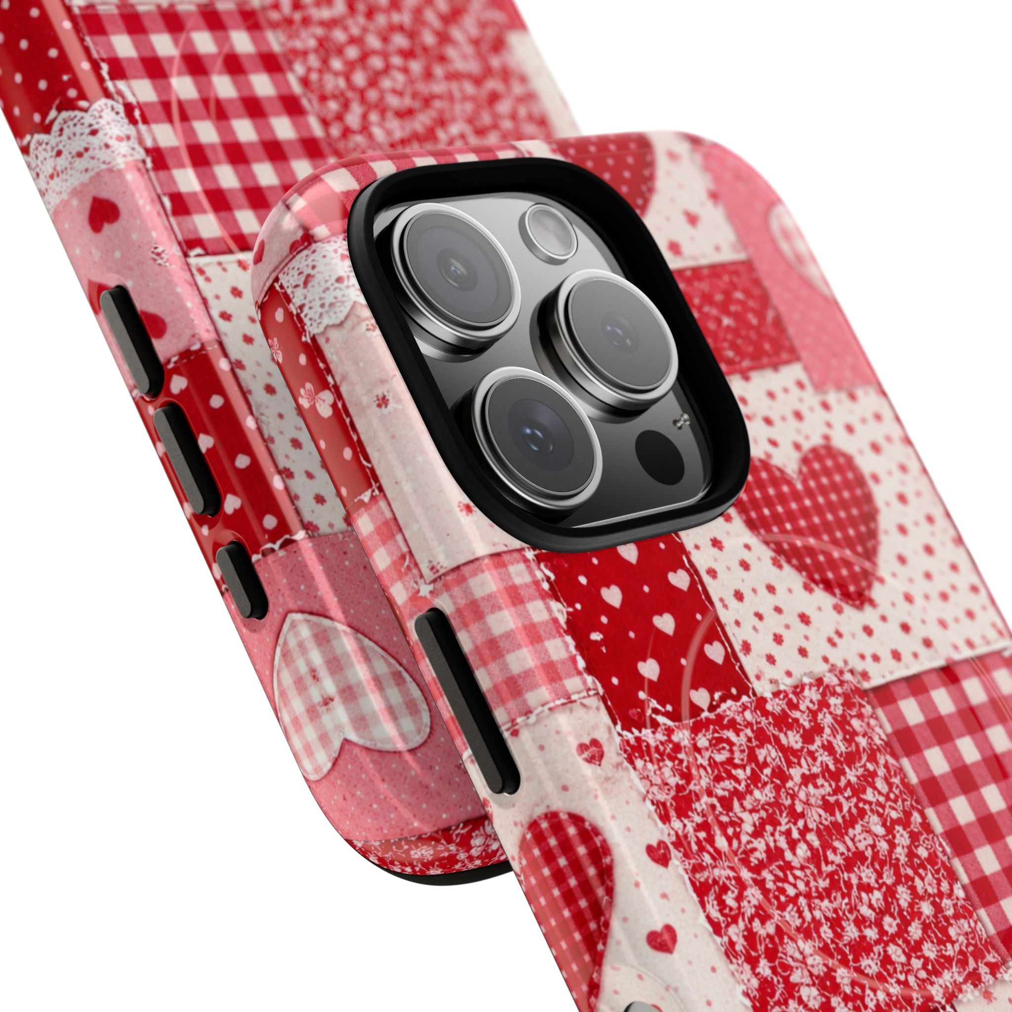 Patchwork Heart MagSafe iPhone Case