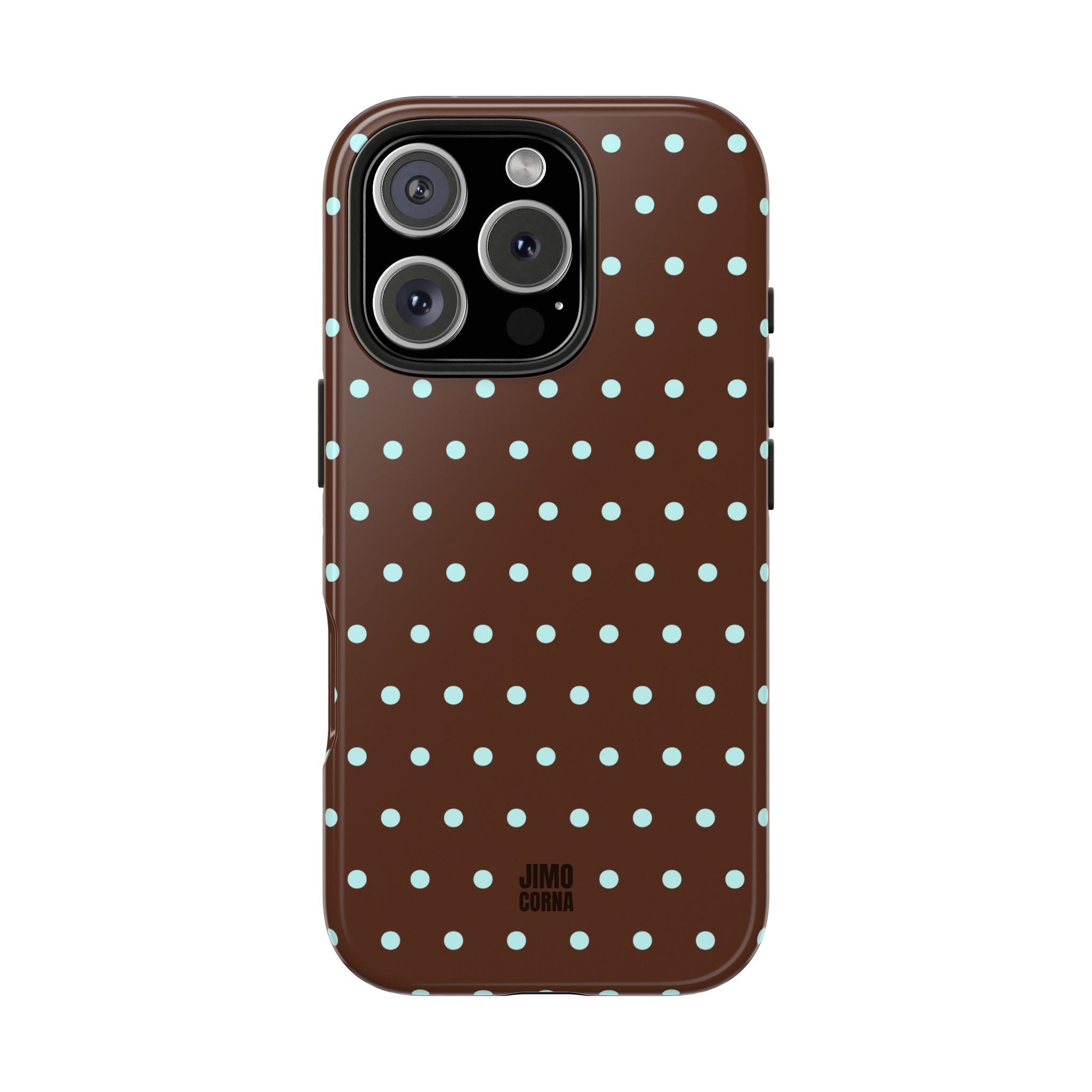Polka Dot | Brown and Blue