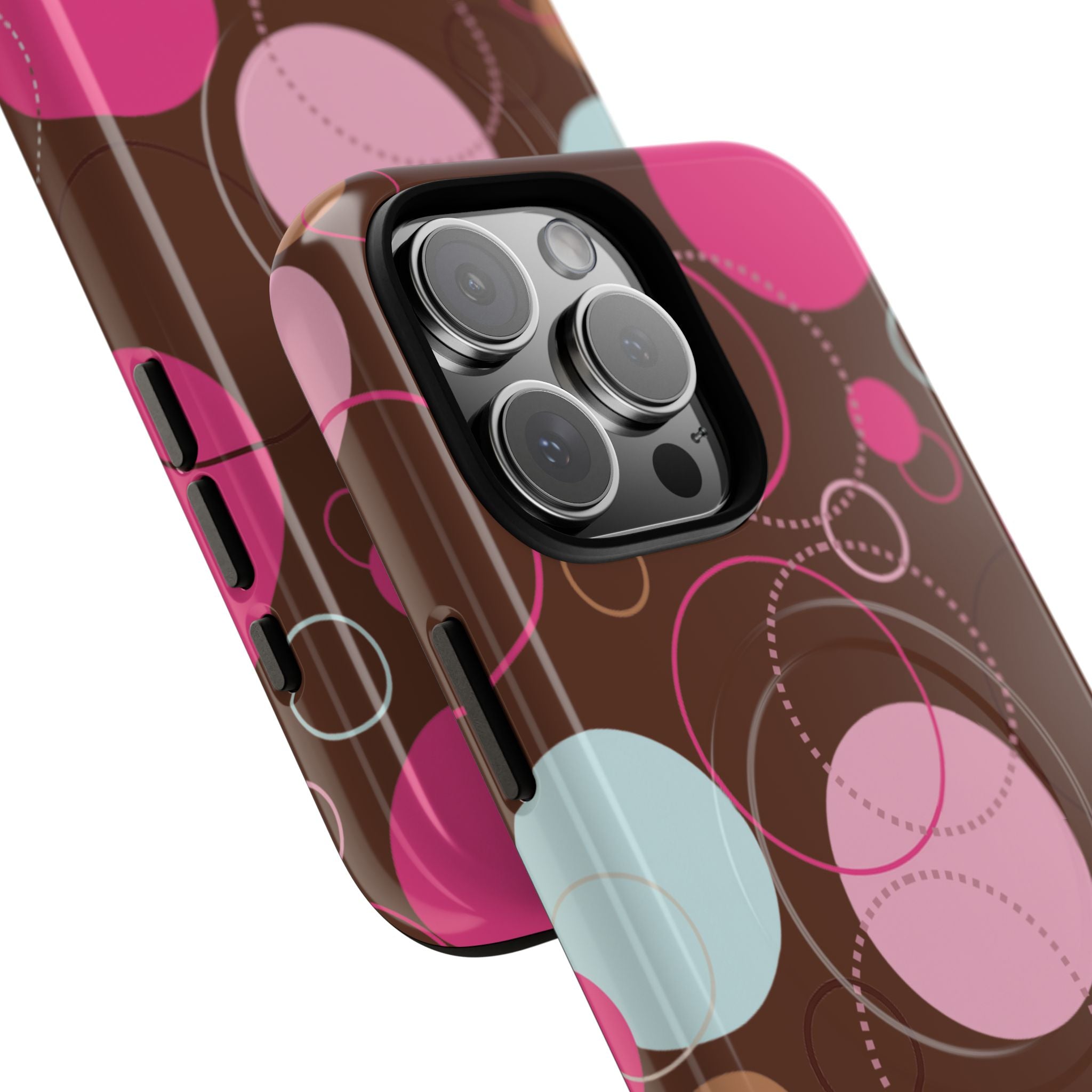 Spiral Pop MagSafe iPhone Case | Brown