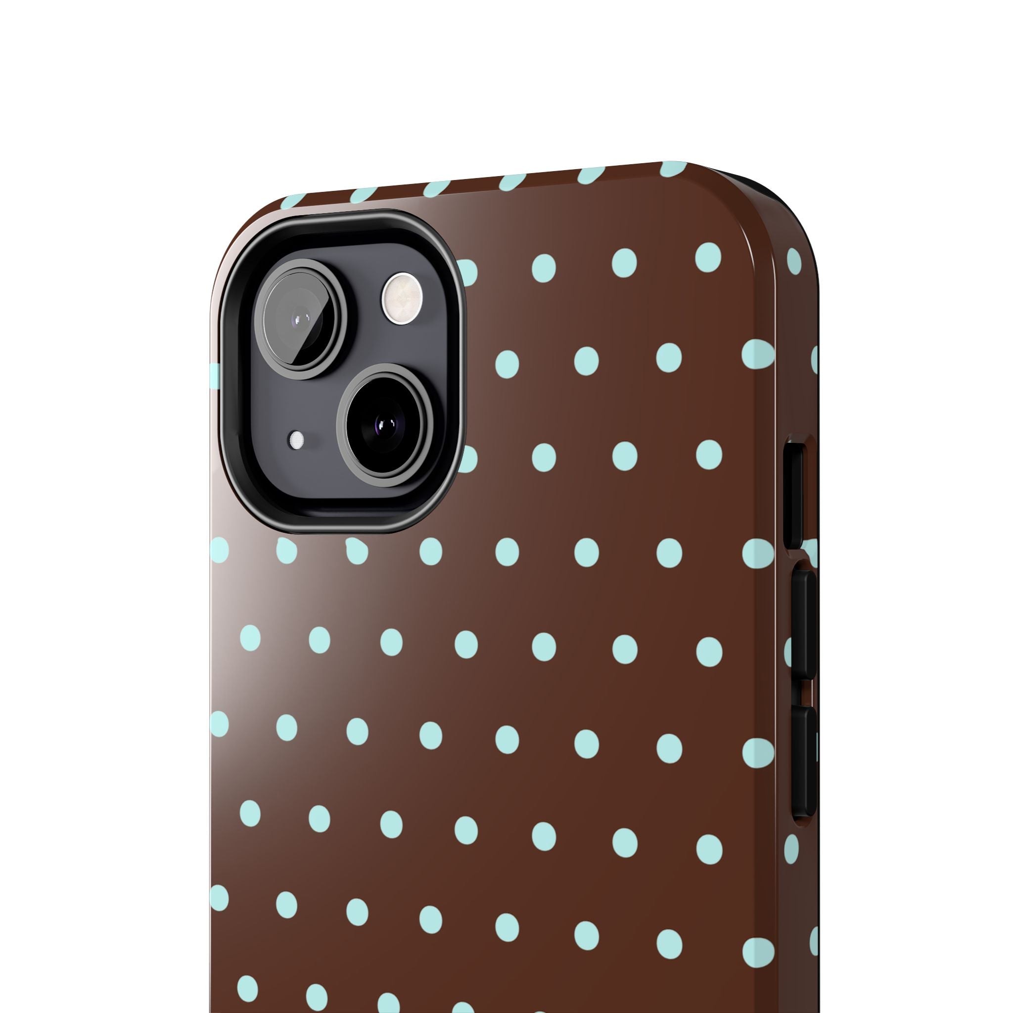 Polka Dot | Brown and Blue