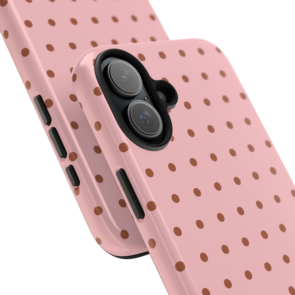 Polka Dot | Pink and Brown