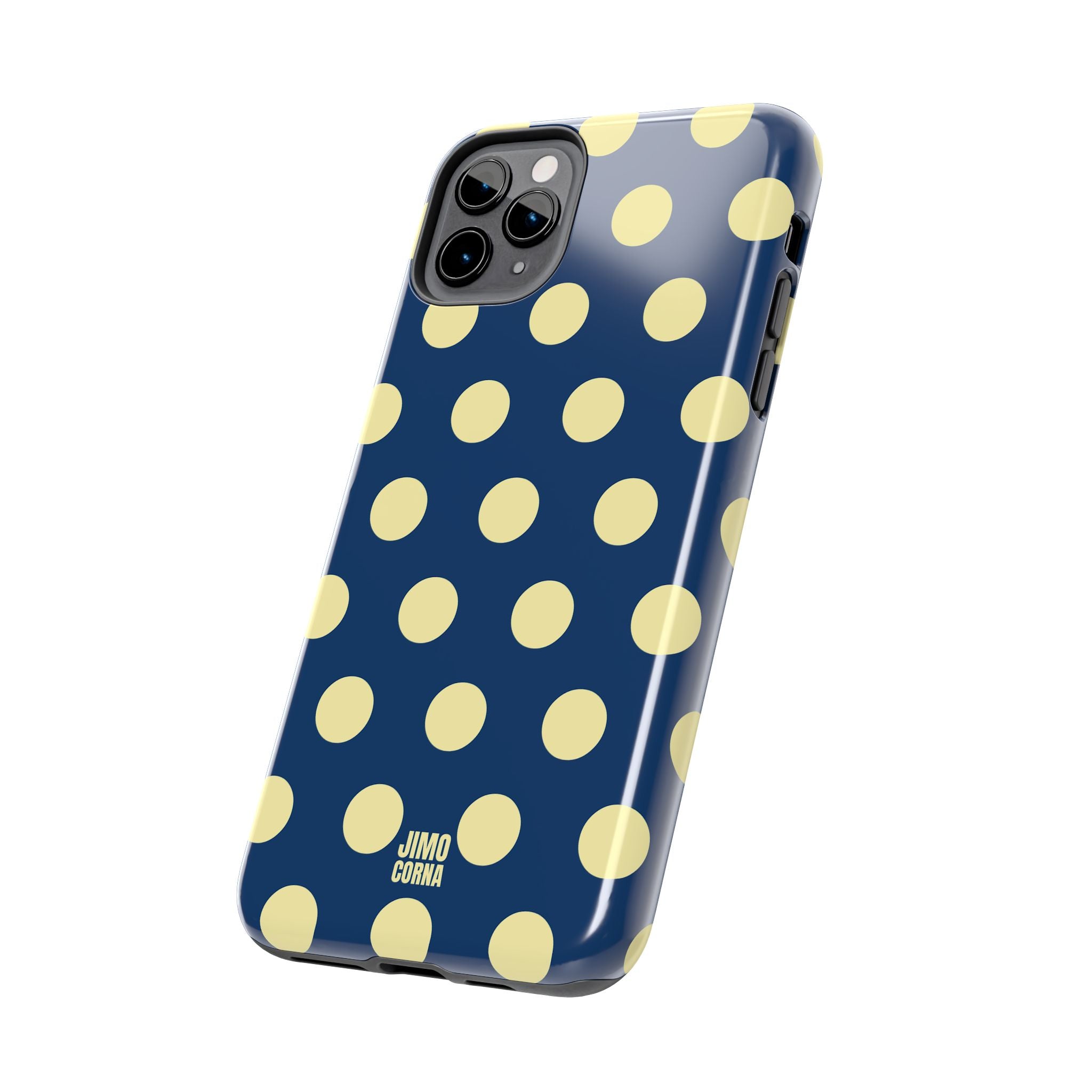 Big Polka Dot | Blue and Cream