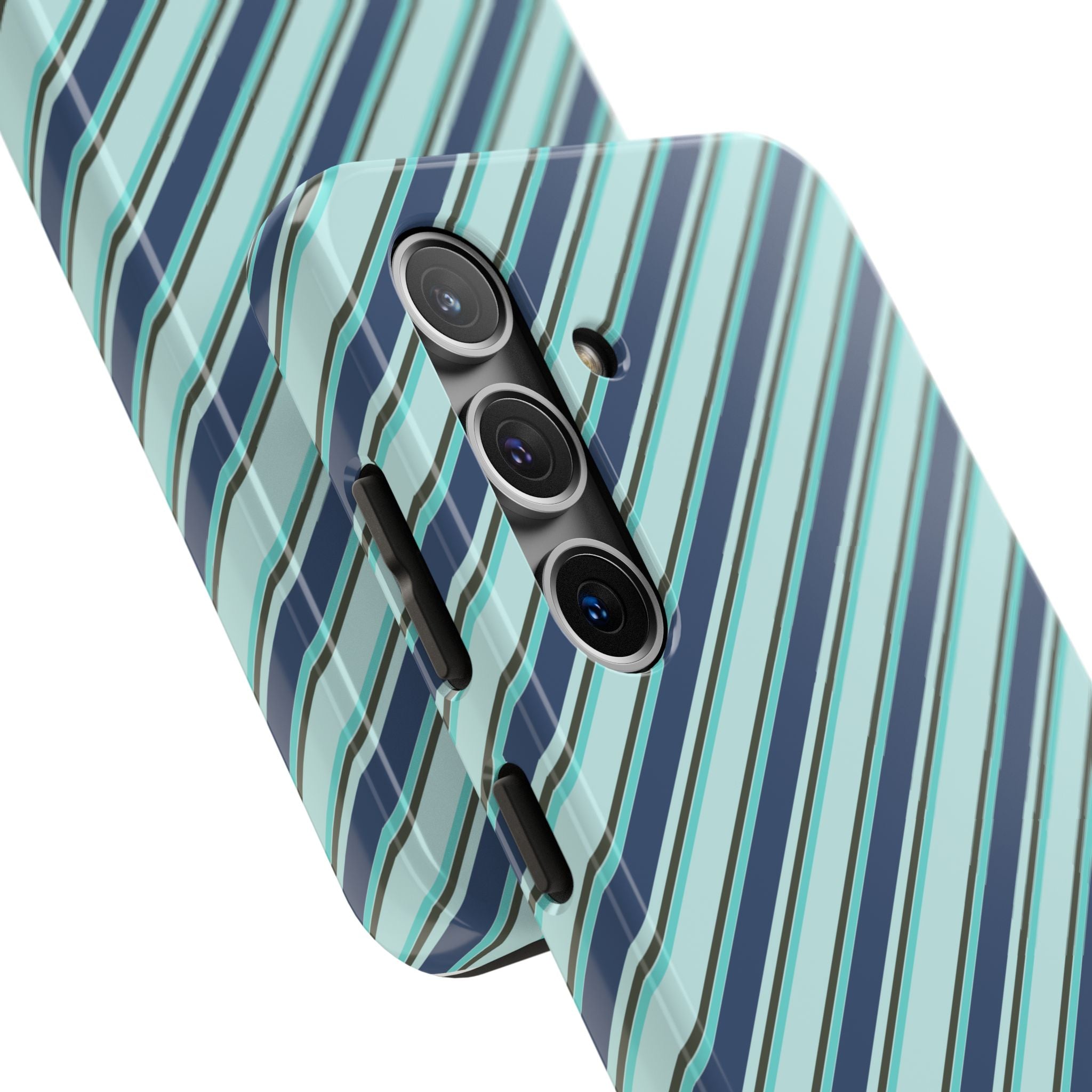 Angelina Stripes | Blue - Samsung Galaxy Case