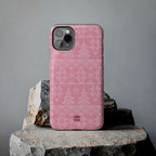 Holiday Knit | Pink iPhone Case
