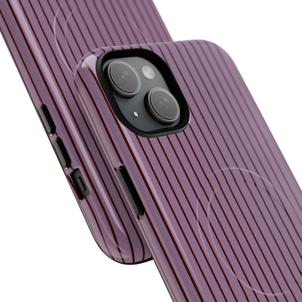 Plum Berry Soft Stripes