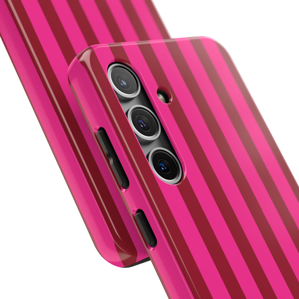 Bold Stripes Samsung Galaxy Case | Strawberry Burst