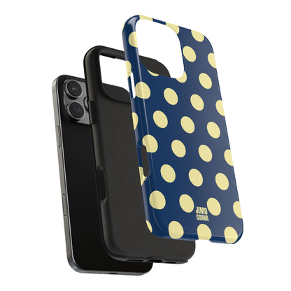 Big Polka Dot | Blue and Cream