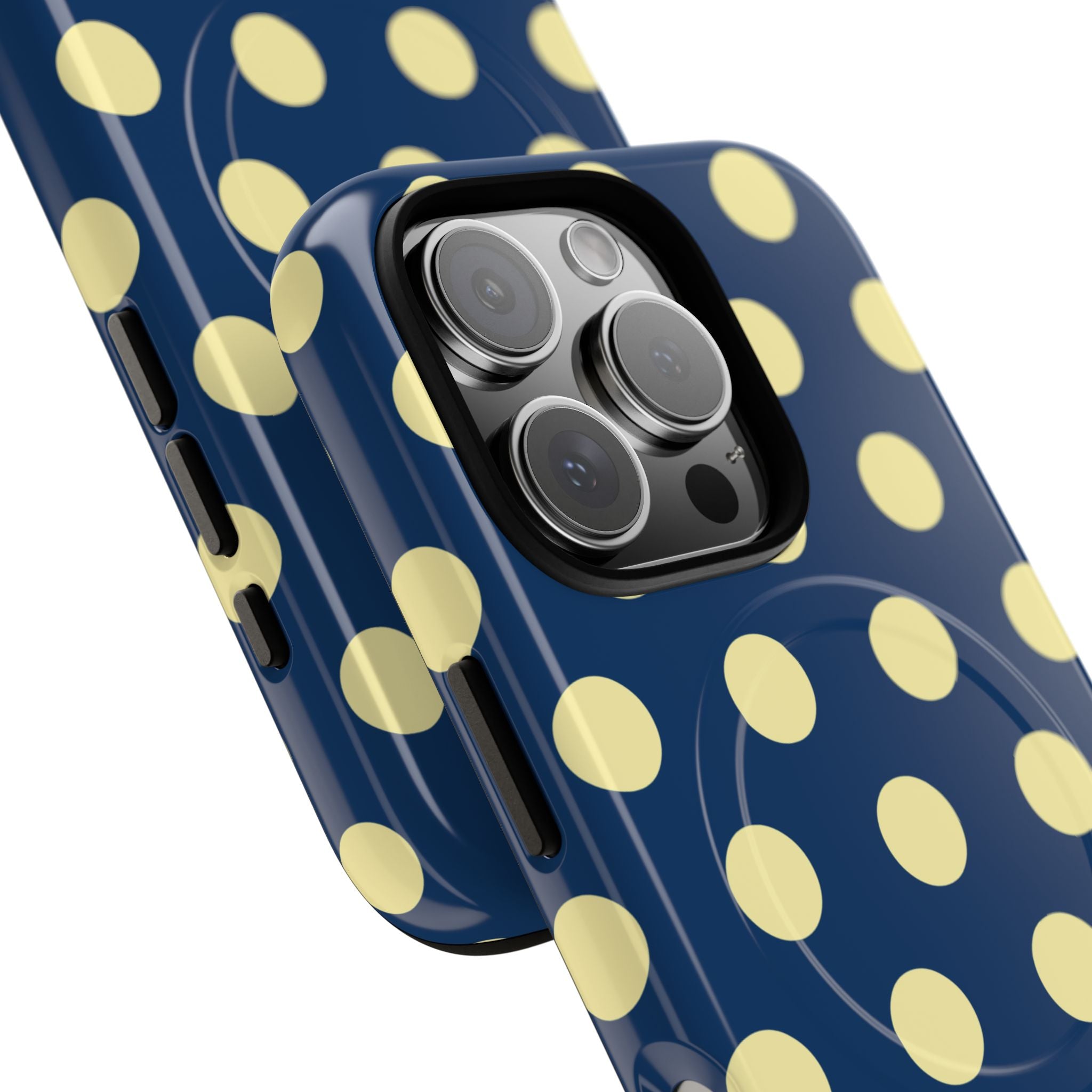 Big Polka Dot | Blue and Cream