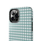 Farm Gingham iPhone Case | Blue