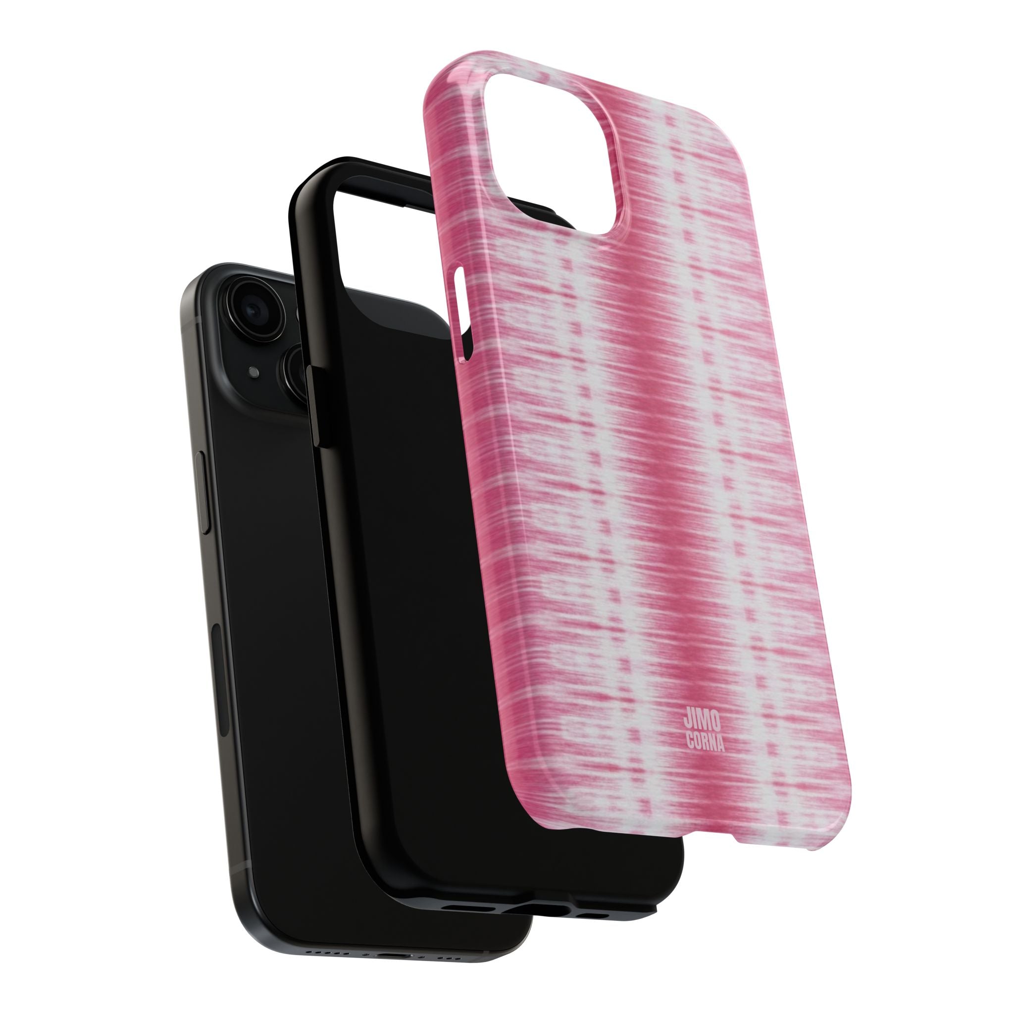 Pink Woven Texture iPhone Case