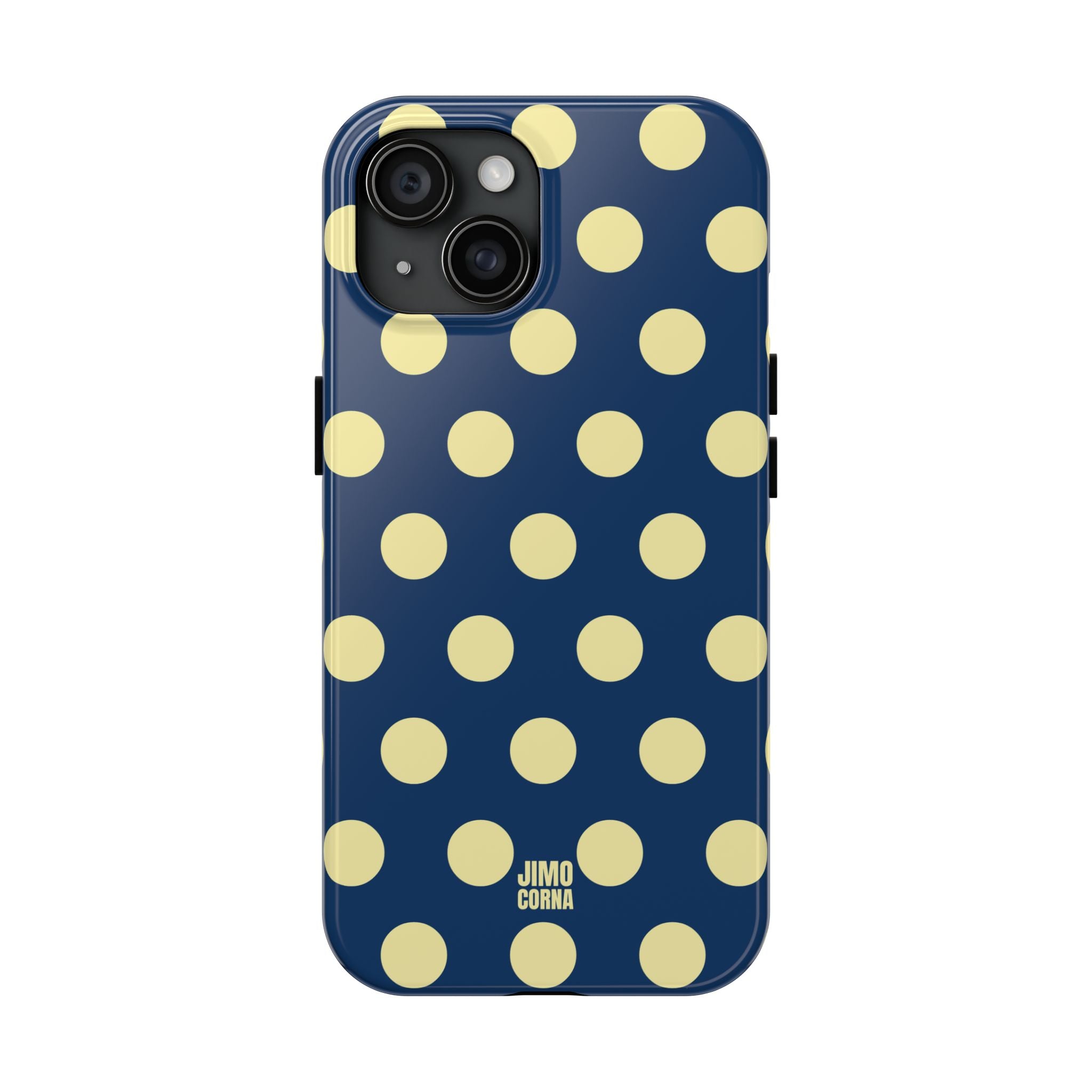 Big Polka Dot | Blue and Cream