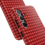 Farm Gingham Samsung Galaxy Case | Red
