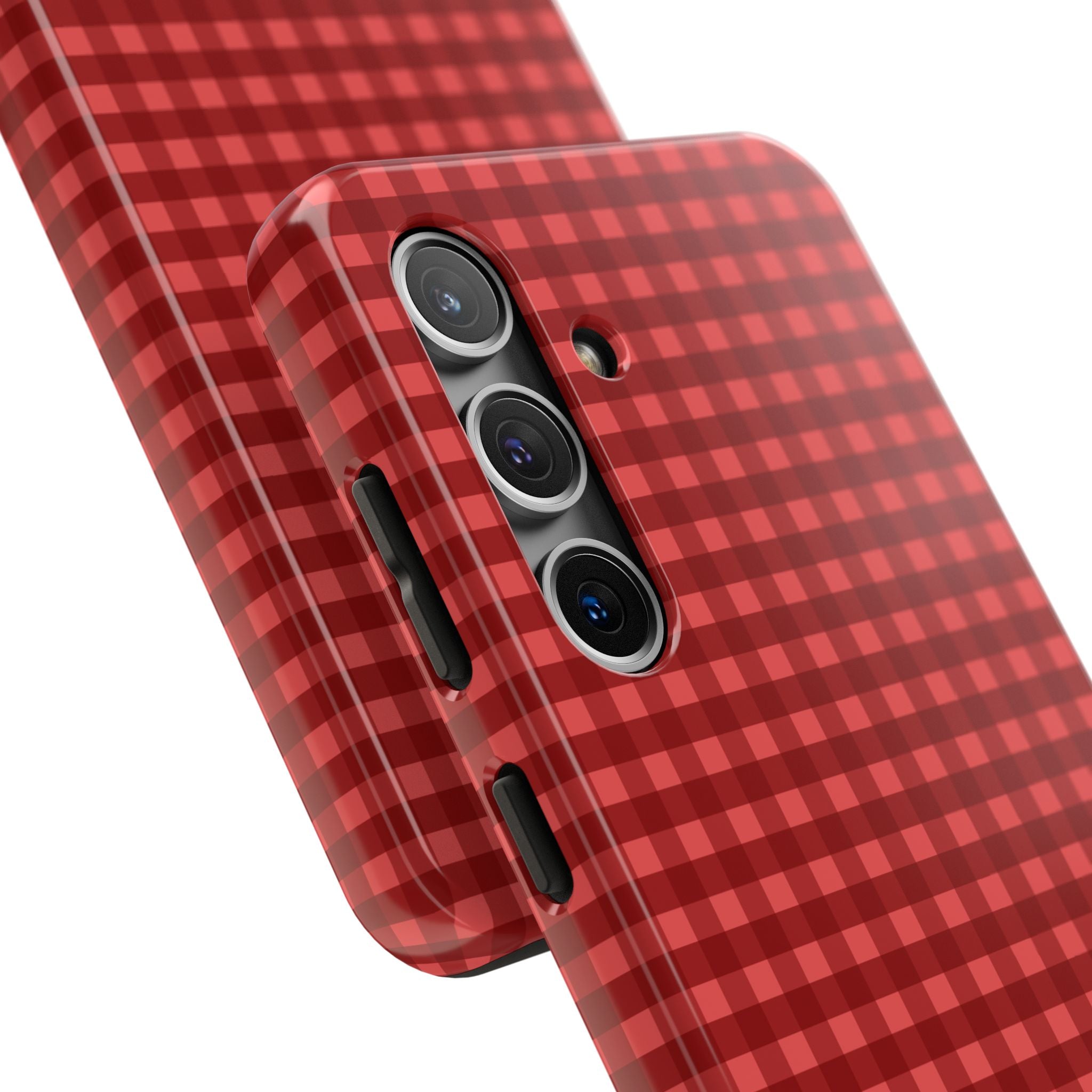 Farm Gingham Samsung Galaxy Case | Red