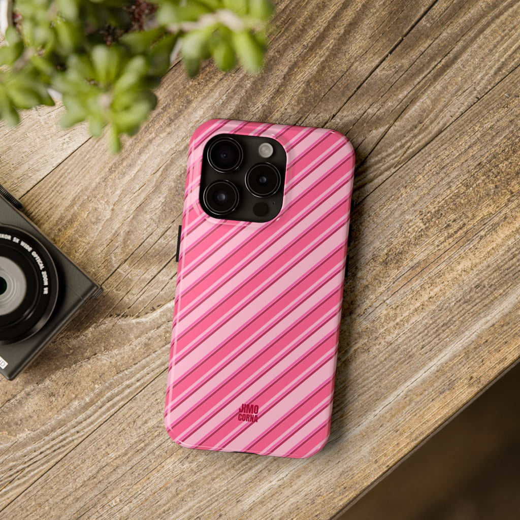 Angelina Stripes | Hot Pink - iPhone Case
