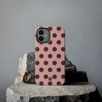 Big Polka Dot | Pink and Brown