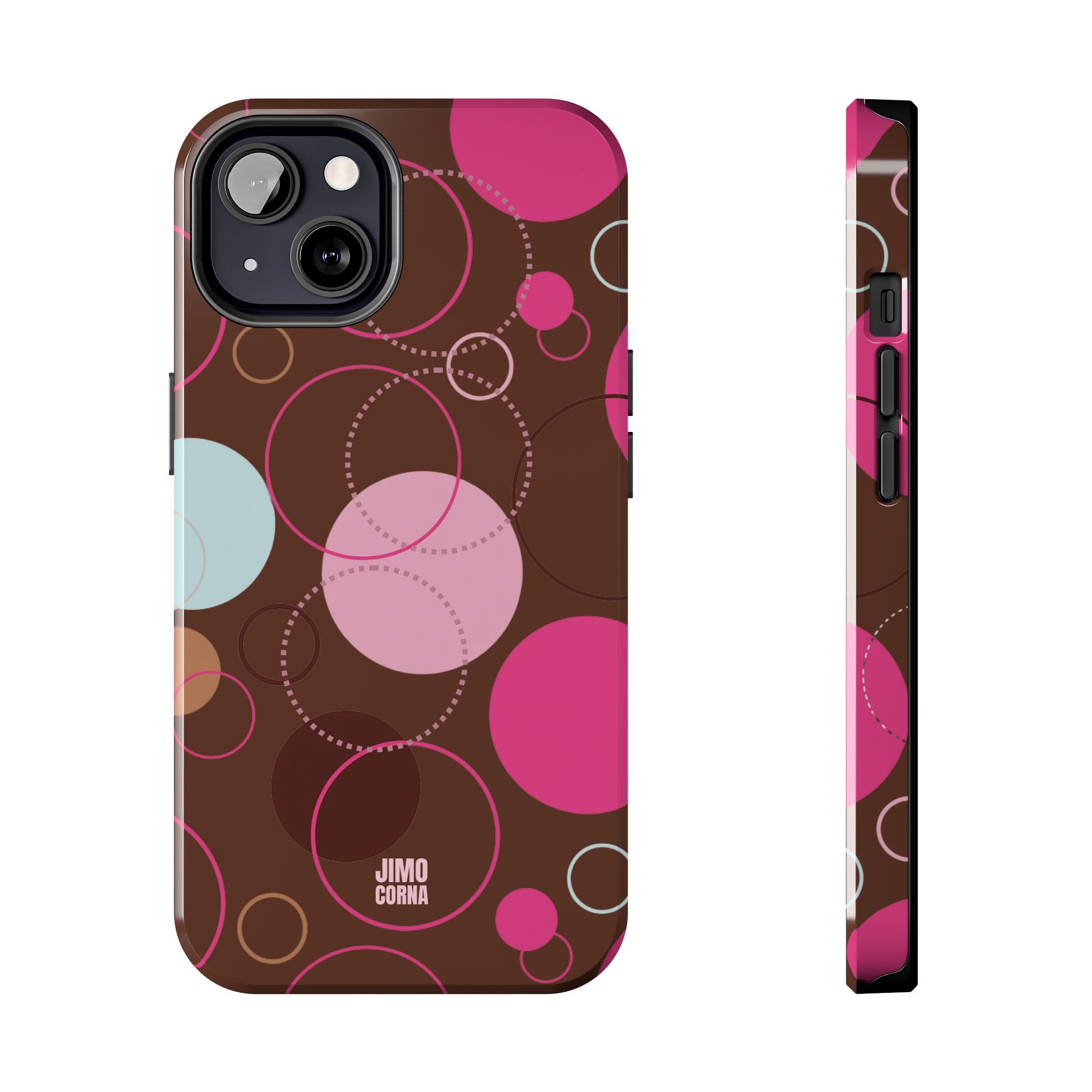 Spiral Pop iPhone Case | Brown