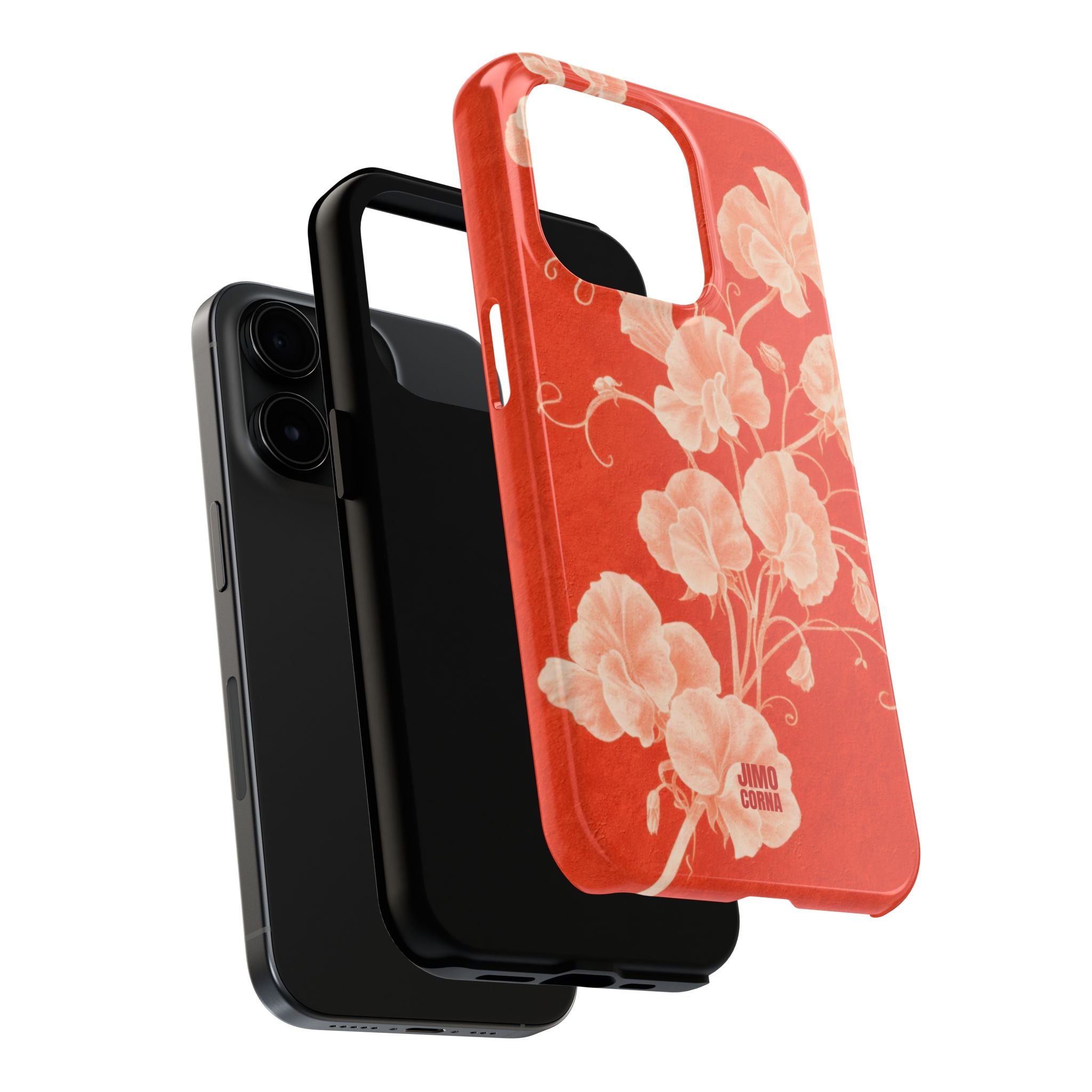 Red Flora iPhone Case