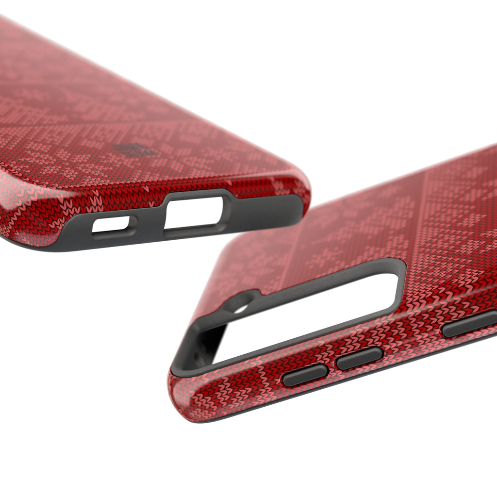 Holiday Knit | Red iPhone Case