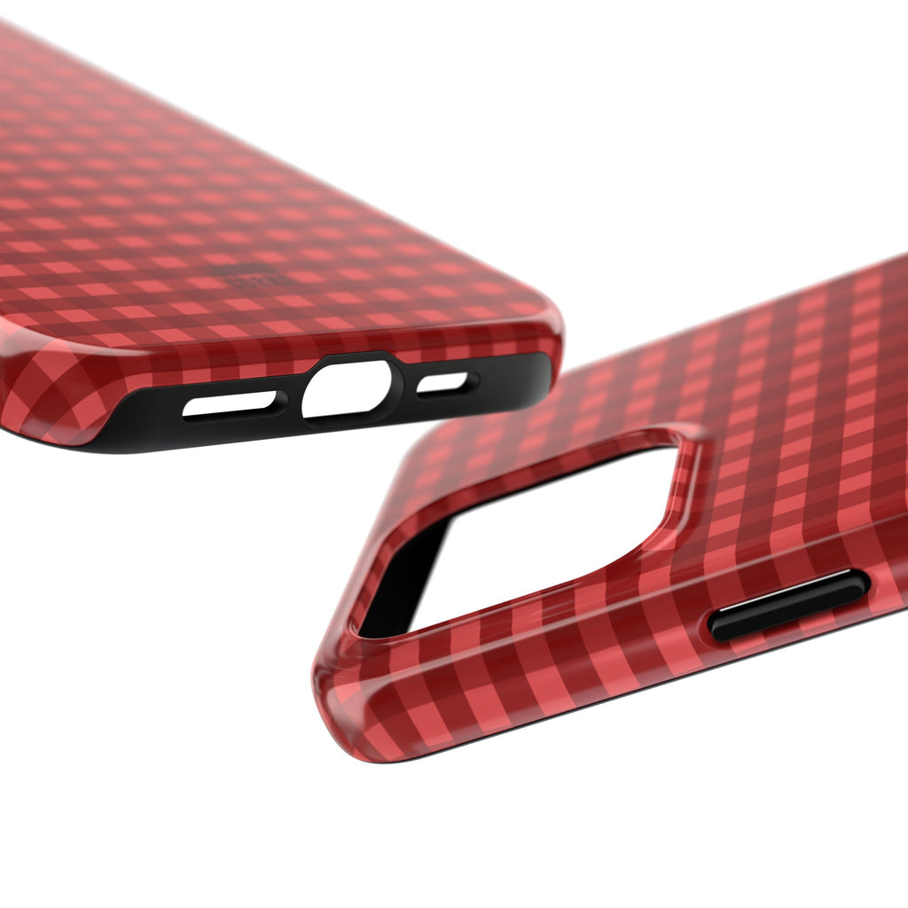 Farm Gingham iPhone Case | Red